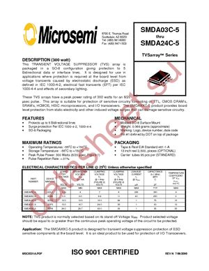 SMDA03C-5 datasheet  